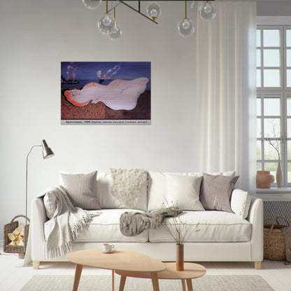THE BATHER - Salvador Dali Brushed Aluminum Print - 70x100 cm / 28x40 inches | Salvador Dali Aluminum Print | Salvador Dali Prints