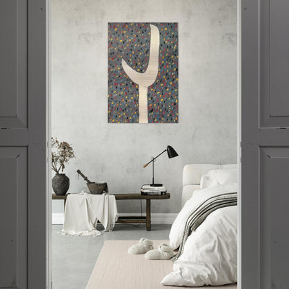 Tab Tied to the Moon Film - 1957 - Forrest Bess Brushed Aluminum Print - 70x100 cm / 28x40 inches | Forrest Bess Aluminum Print | Forrest Bess Prints