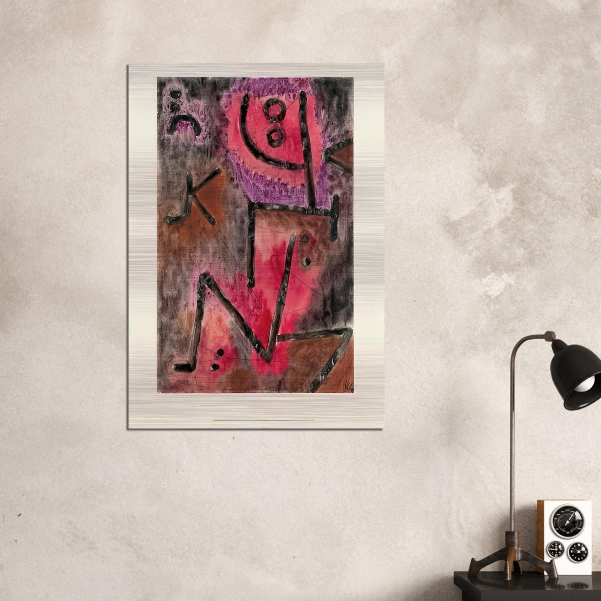 AFTER ANNEALING 1940 - Paul Klee Brushed Aluminum Print - 70x100 cm / 28x40 inches | Paul Klee Aluminum Print | Paul Klee Prints