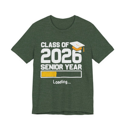 Abschluss-T-Shirt für den Jahrgang 2026, Abschluss-Shirt, Unisex-Abschlussgeschenk, Kleidung für Highschool-Absolventen, T-Shirt für Studienanfänger
