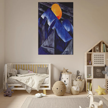 Composition - 1914 - Natalia Goncharova Art Prints - 100x150 cm / 40x60″ inches | Natalia Goncharova Poster | Natalia Goncharova Prints