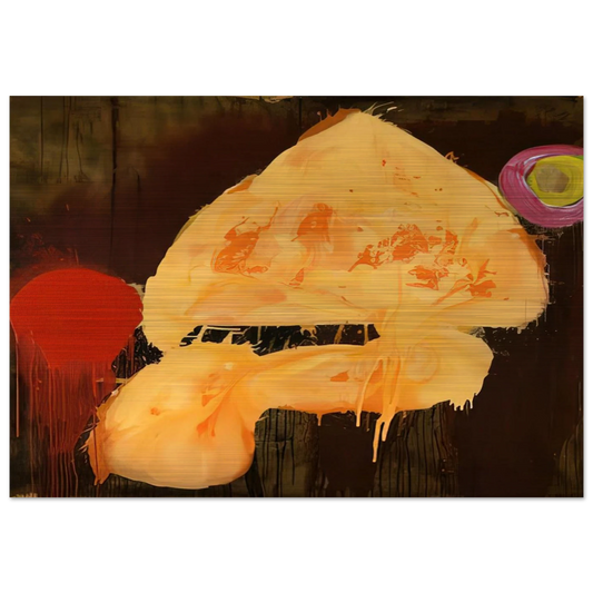 Quas 23.1.86 - 1986 - John Hoyland Brushed Aluminum Print - 70x100 cm / 28x40 inches | John Hoyland Aluminum Print | John Hoyland Prints