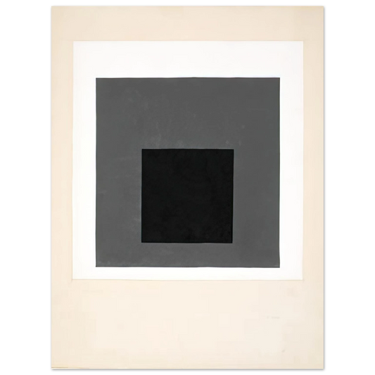 Josef Albers - STUDY FOR A HOMAGE TO THE SQUARE 1949  75x100 cm / 30x40inches Fine Art Poster