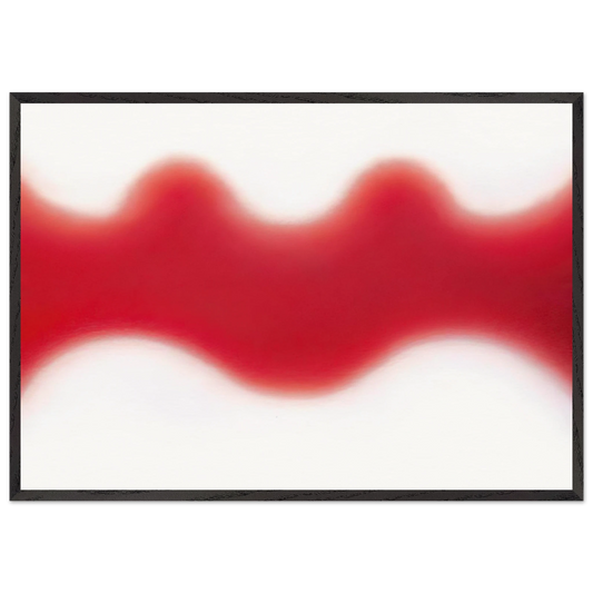 N30 - 1963 - Wojciech Fangor 70x100 cm / 28x40 inches Framed Art Print – Black Wooden Frame