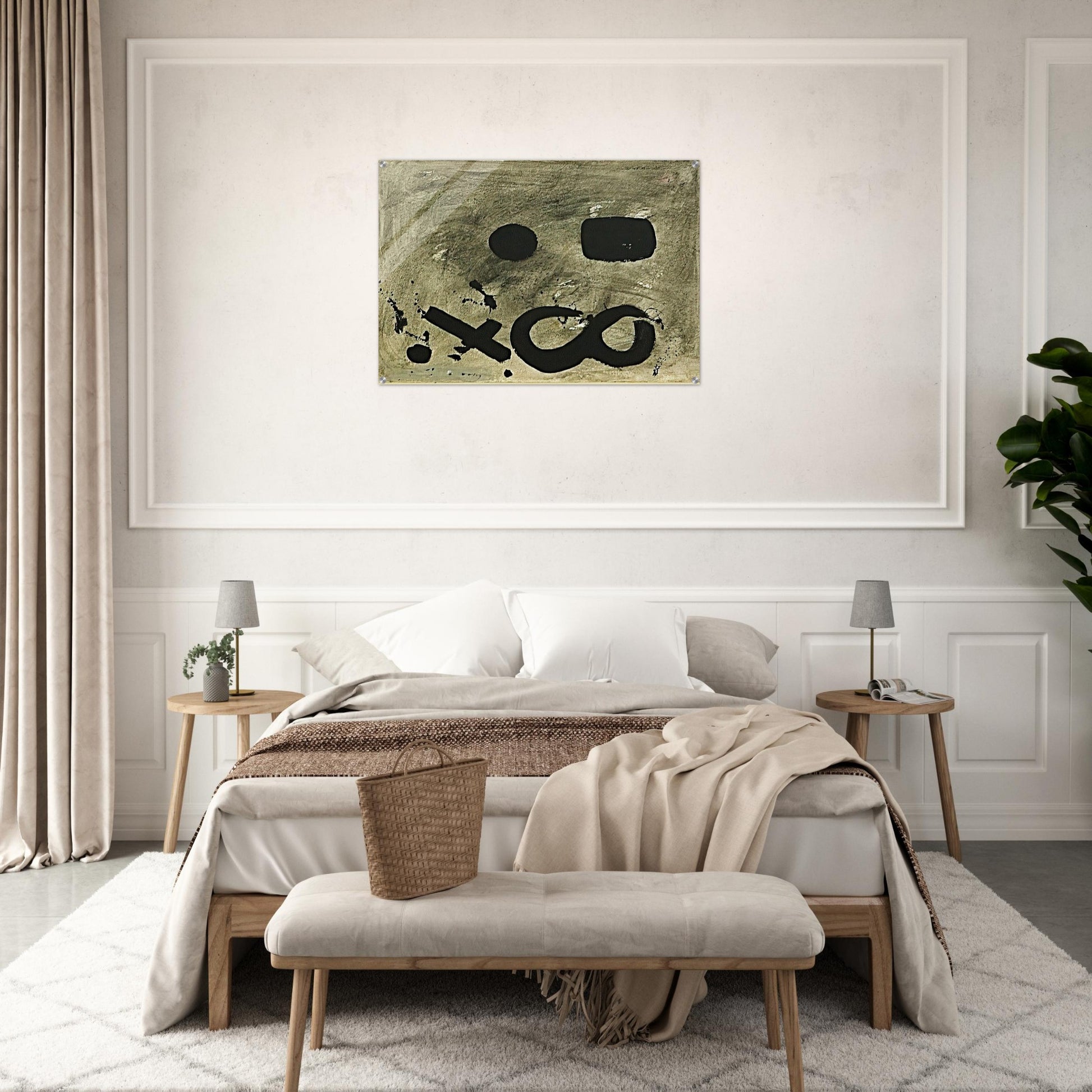 Figure Eight - 1967 - Adolph Gottlieb Acrylic Print - 70x100 cm / 28x40″ inches