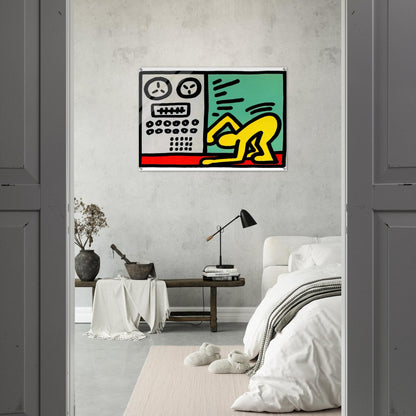 POP SHOP III 1989 - Keith Haring Acrylic Print - 70x100 cm / 28x40″ inches | Keith Haring Wall Art | Keith Haring Prints
