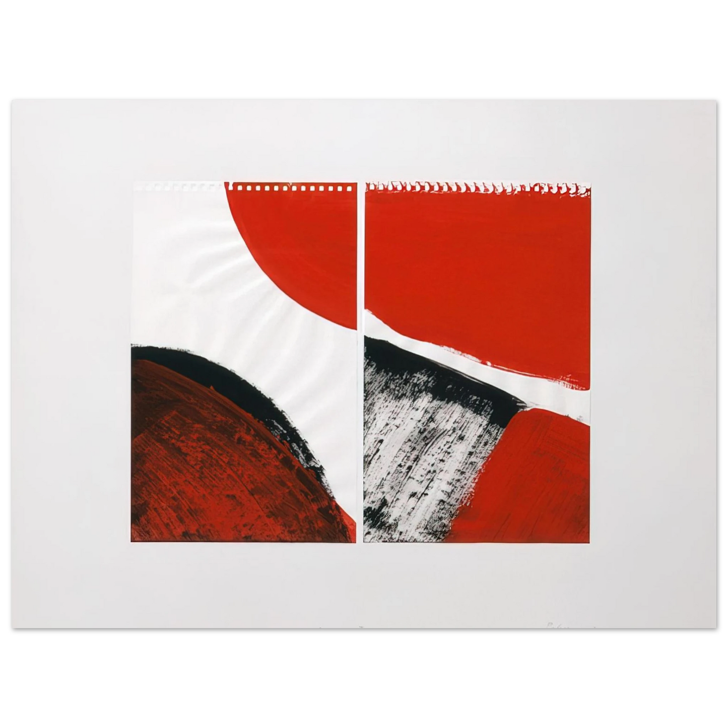 Blinky Palermo - Who knows the beginning and who knows the end II - 1976  75x100 cm / 30x40inches Fine Art Poster