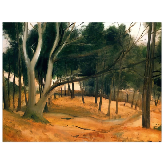 Andre Derain - THE PATH OF FOREST 1928  75x100 cm / 30x40inches Fine Art Poster