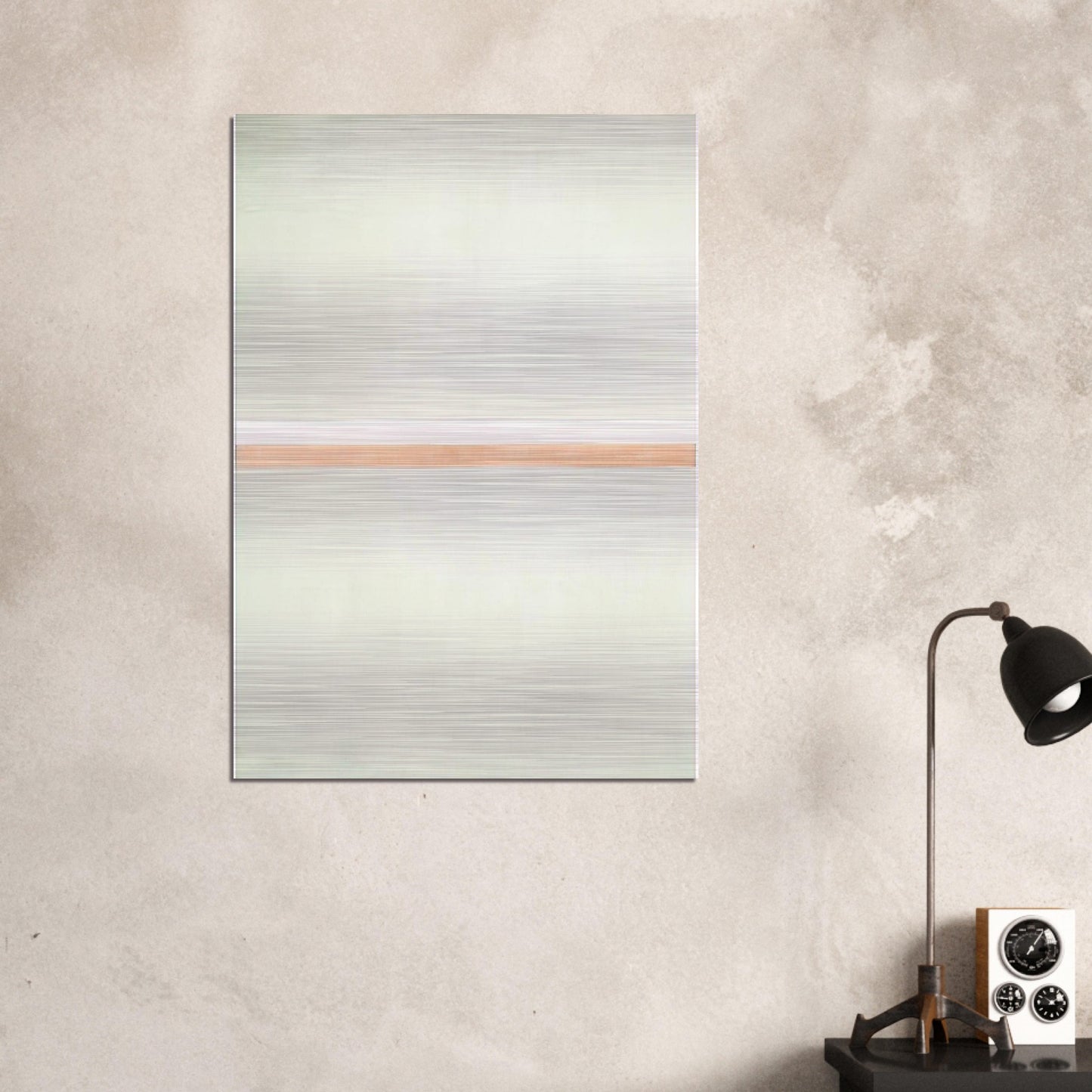 Gratitude - Agnes Martin Brushed Aluminum Print - 70x100 cm / 28x40 inches | Agnes Martin Aluminum Print | Agnes Martin Prints