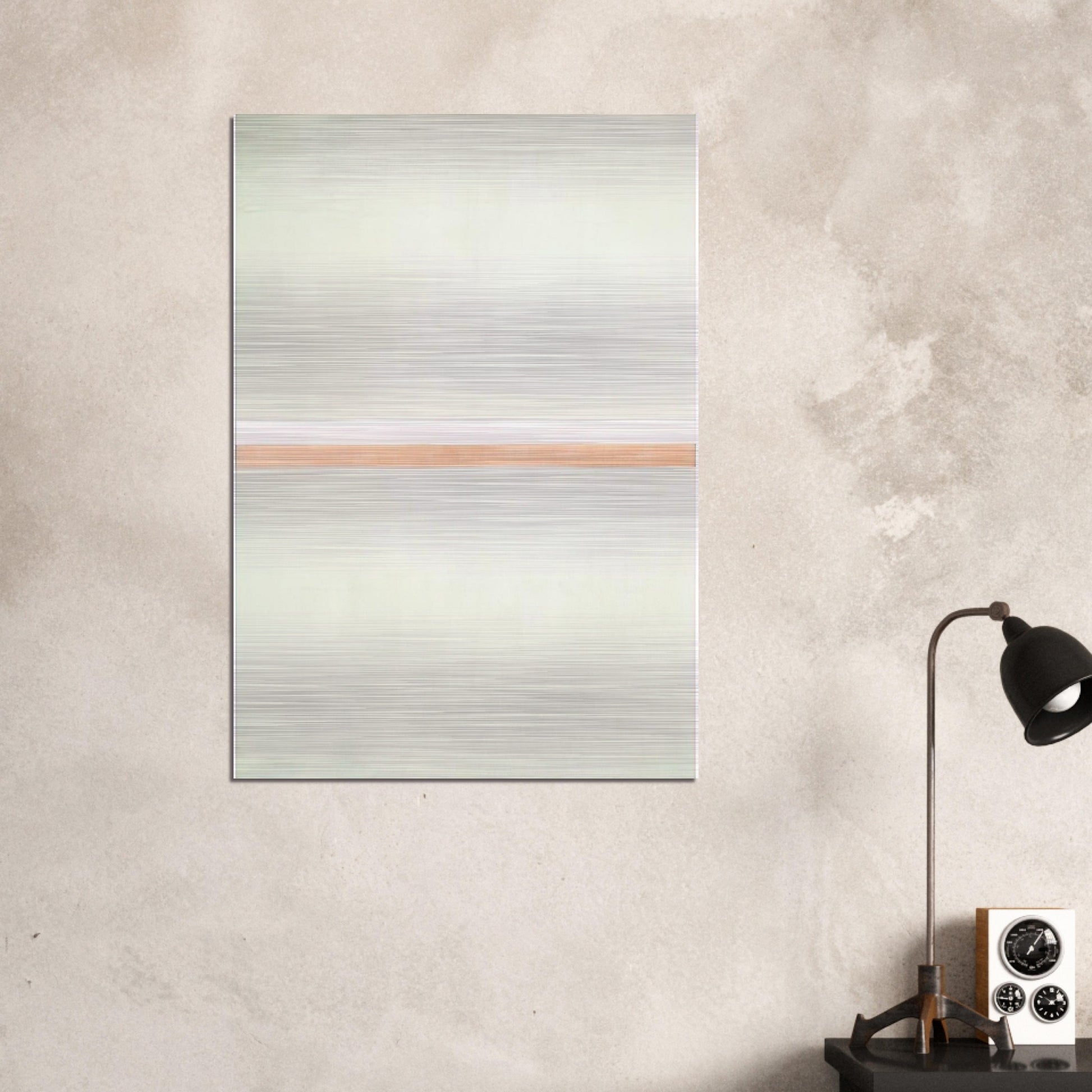 Gratitude - Agnes Martin Brushed Aluminum Print - 70x100 cm / 28x40 inches | Agnes Martin Aluminum Print | Agnes Martin Prints