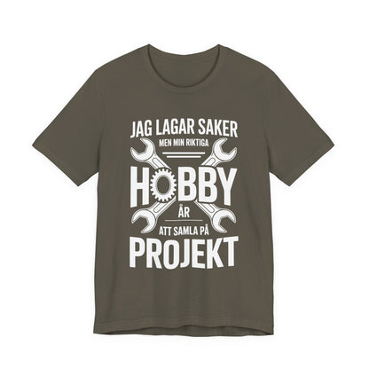 Hobby-Projekt-T-Shirt – Lustiges DIY-Shirt für Bastler, Geschenk für Heimwerker, Vatertag, Freizeitkleidung, Werkstattbekleidung