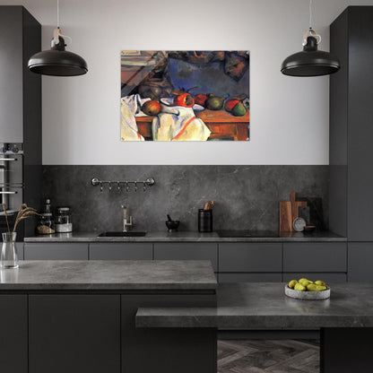 Still Life with Pomegranate and Pears - Paul Cézanne Acrylic Print - 70x100 cm / 28x40″ inches