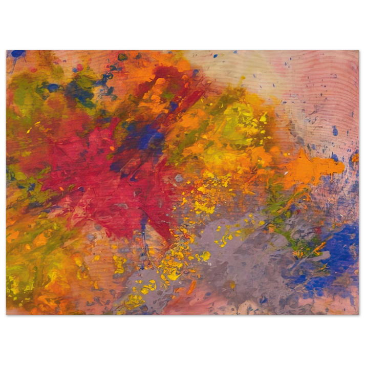 Sam Gilliam - Red Linger  75x100 cm / 30x40inches Fine Art Poster