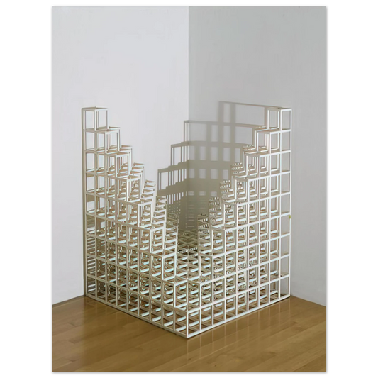 Sol LeWitt - Title Corner piece #4  75x100 cm / 30x40inches Fine Art Poster