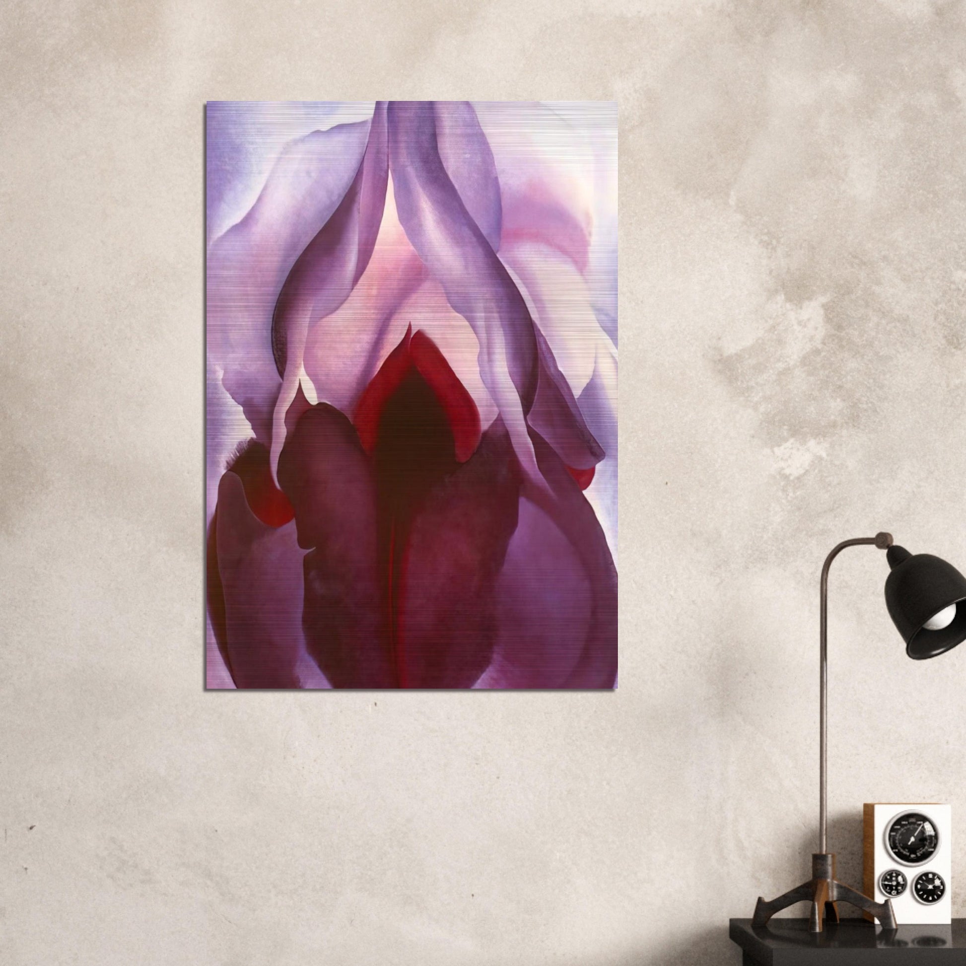 Flower of Life II - Georgia O'Keeffe Brushed Aluminum Print - 70x100 cm / 28x40 inches | Georgia O'Keeffe Aluminum Print | Georgia O'Keeffe Prints