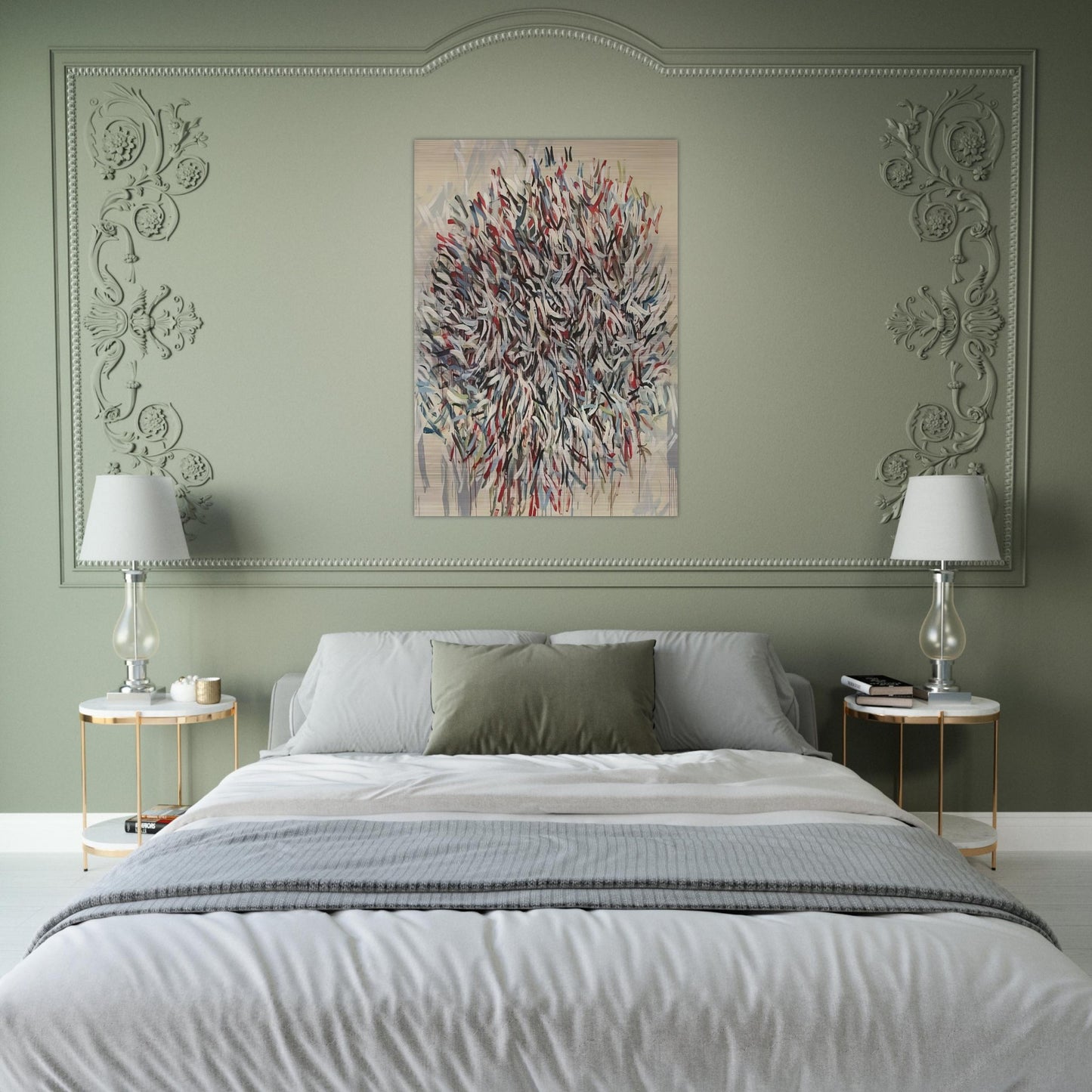 Abstract 2 - 1982 - Robert Goodnough Brushed Aluminum Print - 70x100 cm / 28x40 inches | Robert Goodnough Aluminum Print | Robert Goodnough Prints