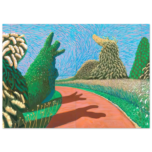 David Hockney - David Hockney Wall art - 13x18 cm / 5x7 Inches - Fine Art Poster - -