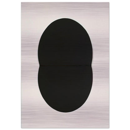 Study for White Plaque. Bridge Arch and Reflection - Ellsworth Kelly Brushed Aluminum Print - 70x100 cm / 28x40 inches | Ellsworth Kelly Aluminum Print | Ellsworth Kelly Prints