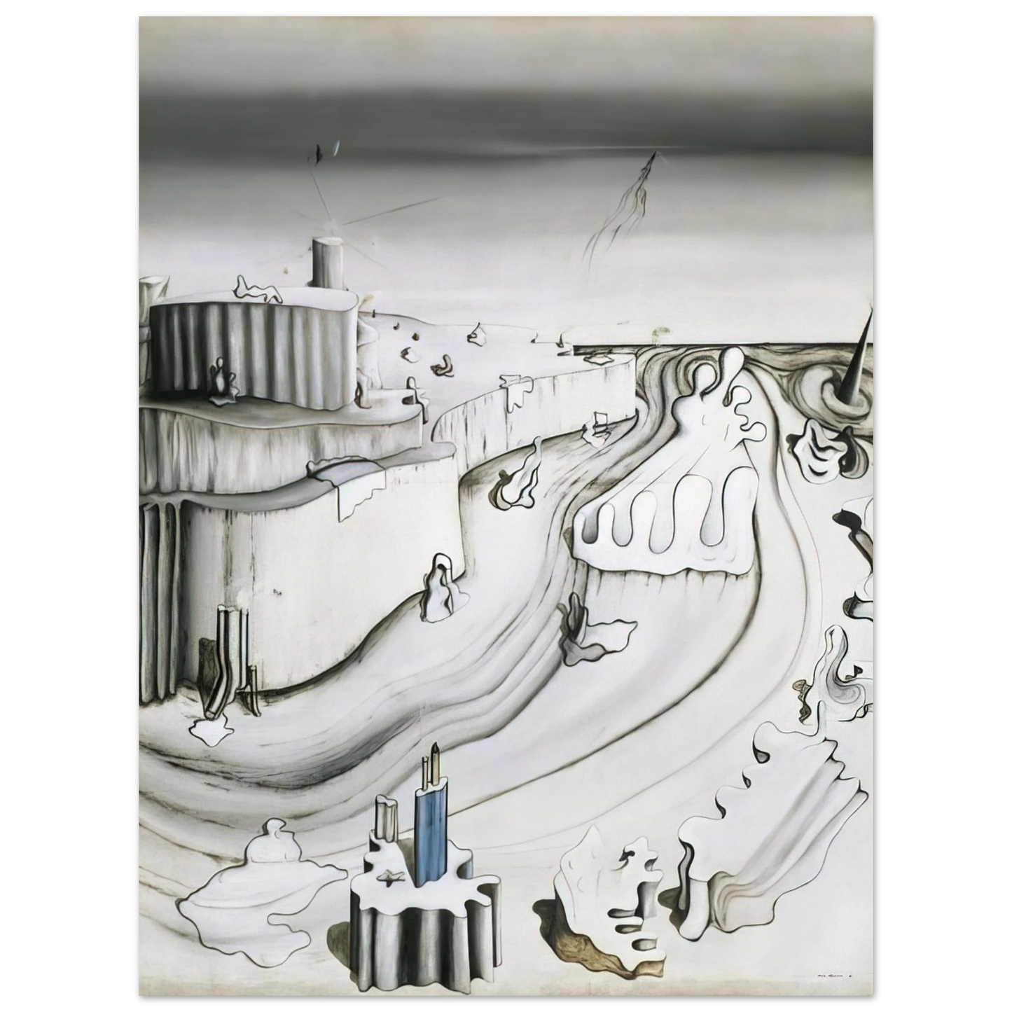 Yves Tanguy - Promontory Palace  75x100 cm / 30x40inches Fine Art Poster
