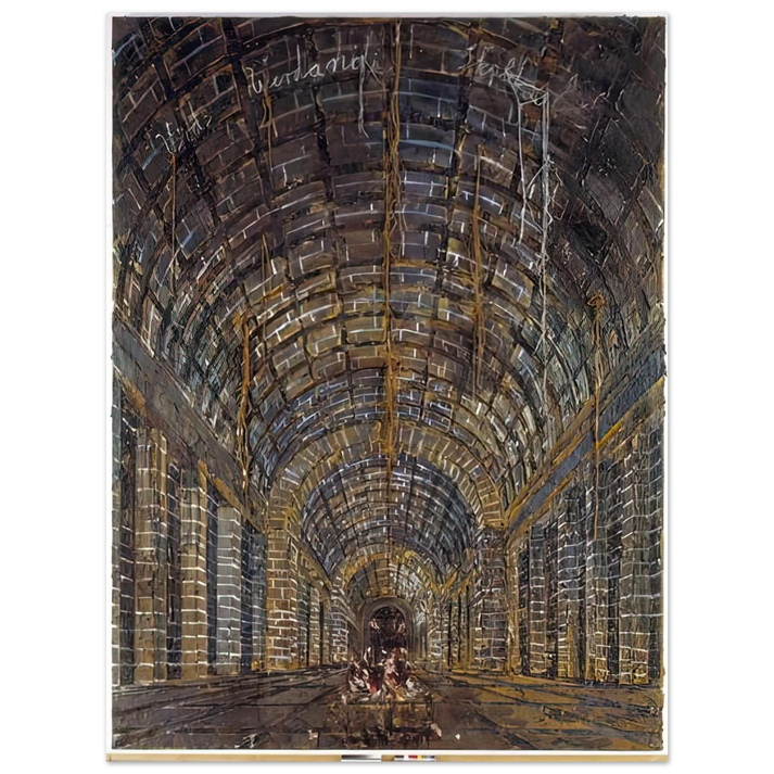 Anselm Kiefer - URD VERDANDI SKULD THE NORNS 1983  75x100 cm / 30x40inches Fine Art Poster