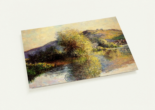 Isleets at Port-Villez By claude monet Pack of 10 Post Cards | claude monet Post Cards | A6 (10.5 x 14.8 cm) - 4.1 x 5.8 inches
