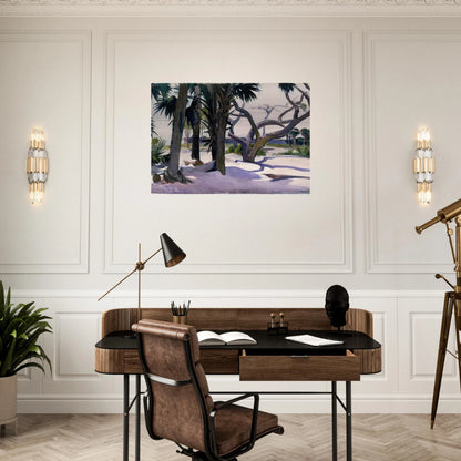 Folly Beach, Charleston, South Carolina - Edward Hopper Brushed Aluminum Print - 70x100 cm / 28x40 inches | Edward Hopper Aluminum Print | Edward Hopper Prints