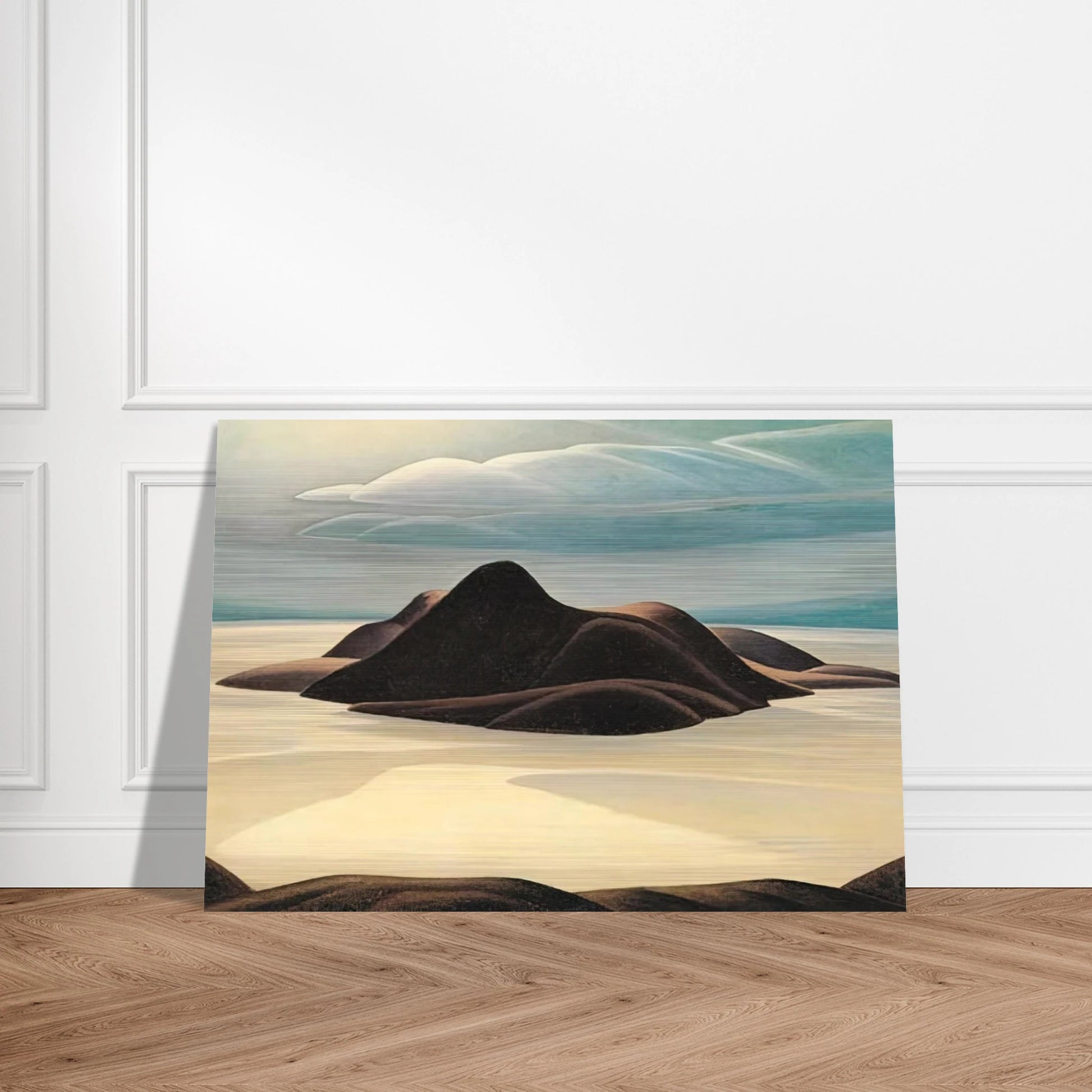 Pic Island, Lake Superior - 1924 - Lawren Harris Brushed Aluminum Print - 70x100 cm / 28x40 inches | Lawren Harris Aluminum Print | Lawren Harris Prints