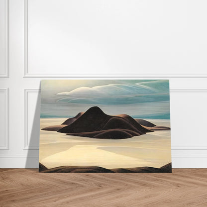 Pic Island, Lake Superior - 1924 - Lawren Harris Brushed Aluminum Print - 70x100 cm / 28x40 inches | Lawren Harris Aluminum Print | Lawren Harris Prints