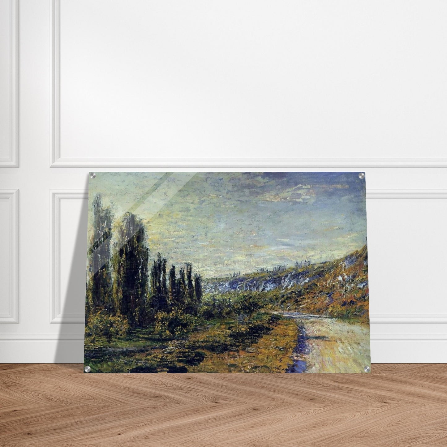 The Road from Vetheuil - claude monet Acrylic Print - 70x100 cm / 28x40″ inches