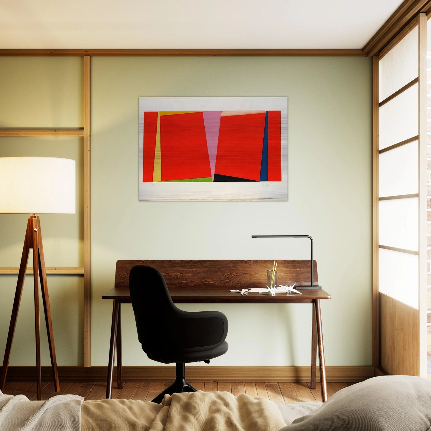 Untitled - 1970 - Larry Zox Brushed Aluminum Print - 70x100 cm / 28x40 inches | Larry Zox Aluminum Print | Larry Zox Prints
