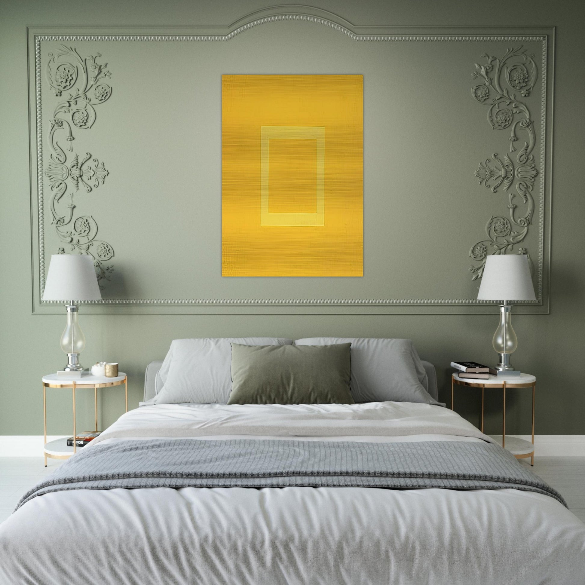 Spazio Luce - 1973 - Antonio Calderara Brushed Aluminum Print - 70x100 cm / 28x40 inches | Antonio Calderara Aluminum Print | Antonio Calderara Prints