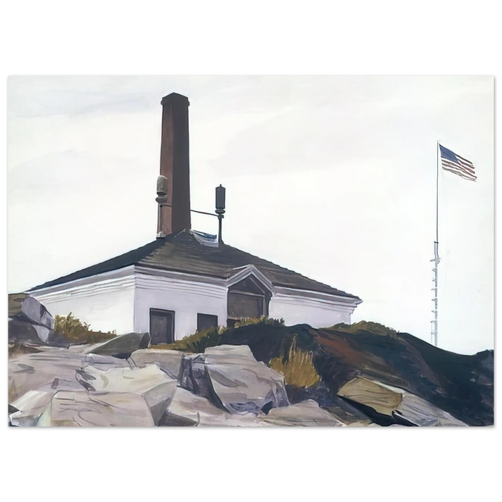 Edward Hopper - House of the Foghorn, I Fine Art Poster