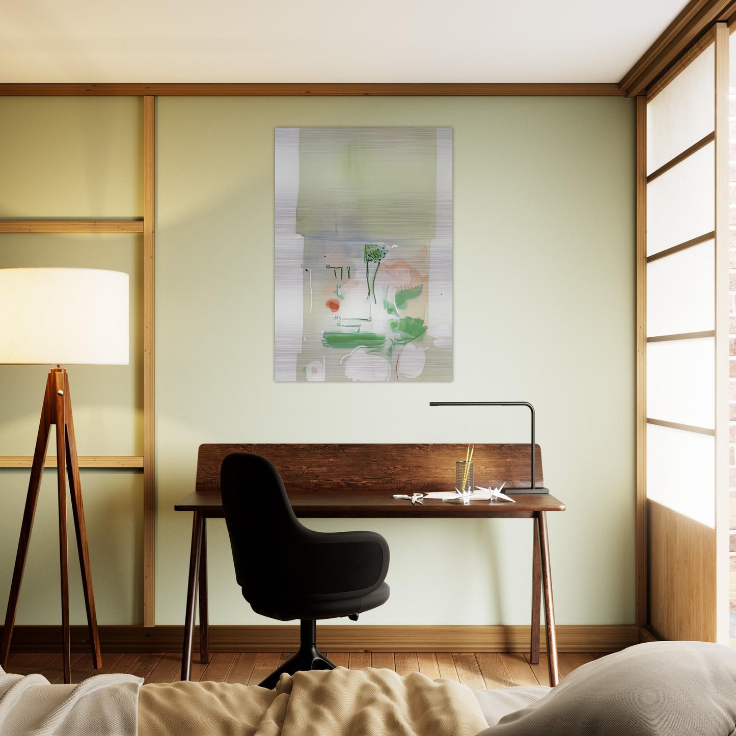 Faerie Tale, 1988- - Helen Frankenthaler Brushed Aluminum Print - 70x100 cm / 28x40 inches | Helen Frankenthaler Aluminum Print | Helen Frankenthaler Prints