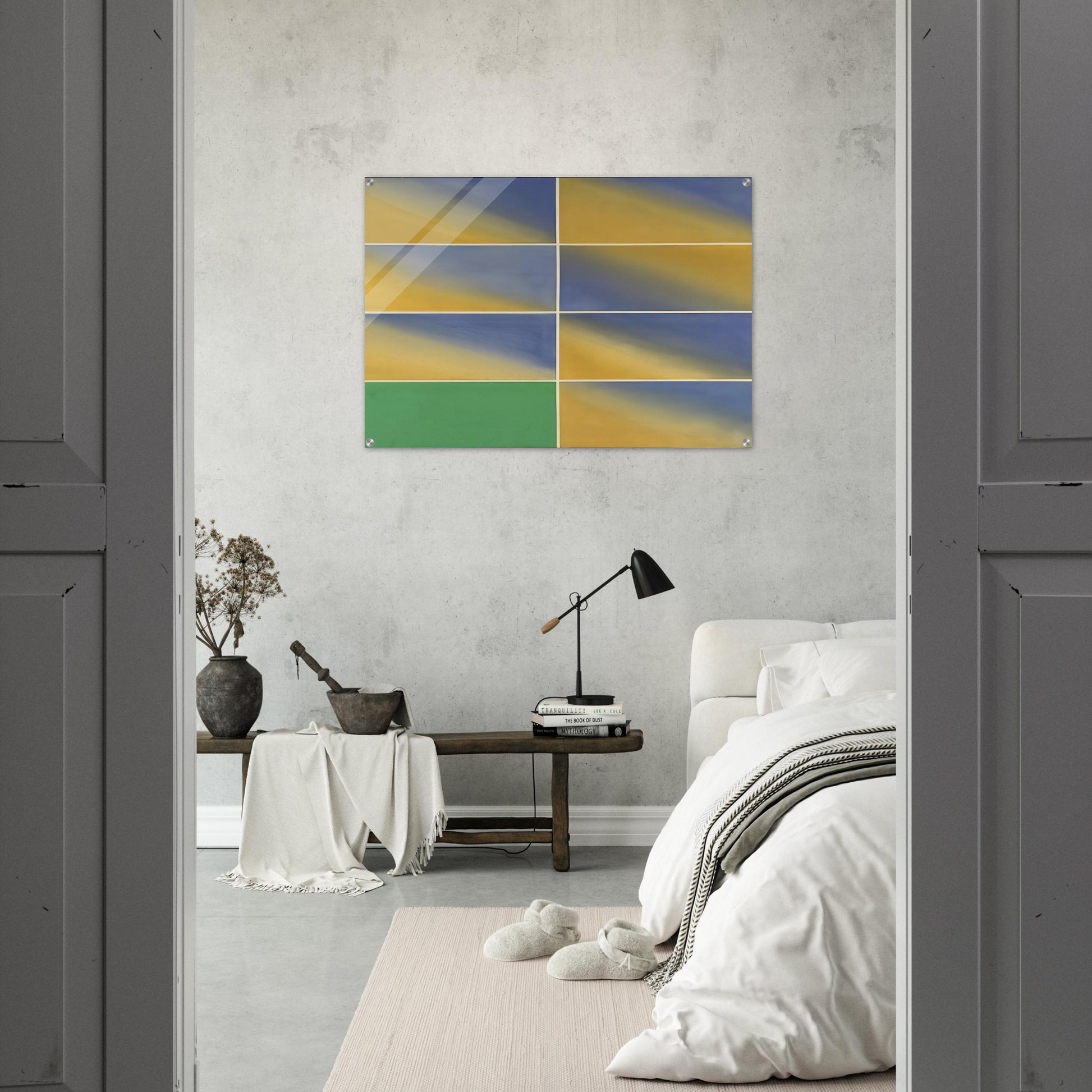 Cambridge Green - 1968 - Mark Lancaster Acrylic Print - 70x100 cm / 28x40″ inches | Mark Lancaster Wall Art | Mark Lancaster Prints