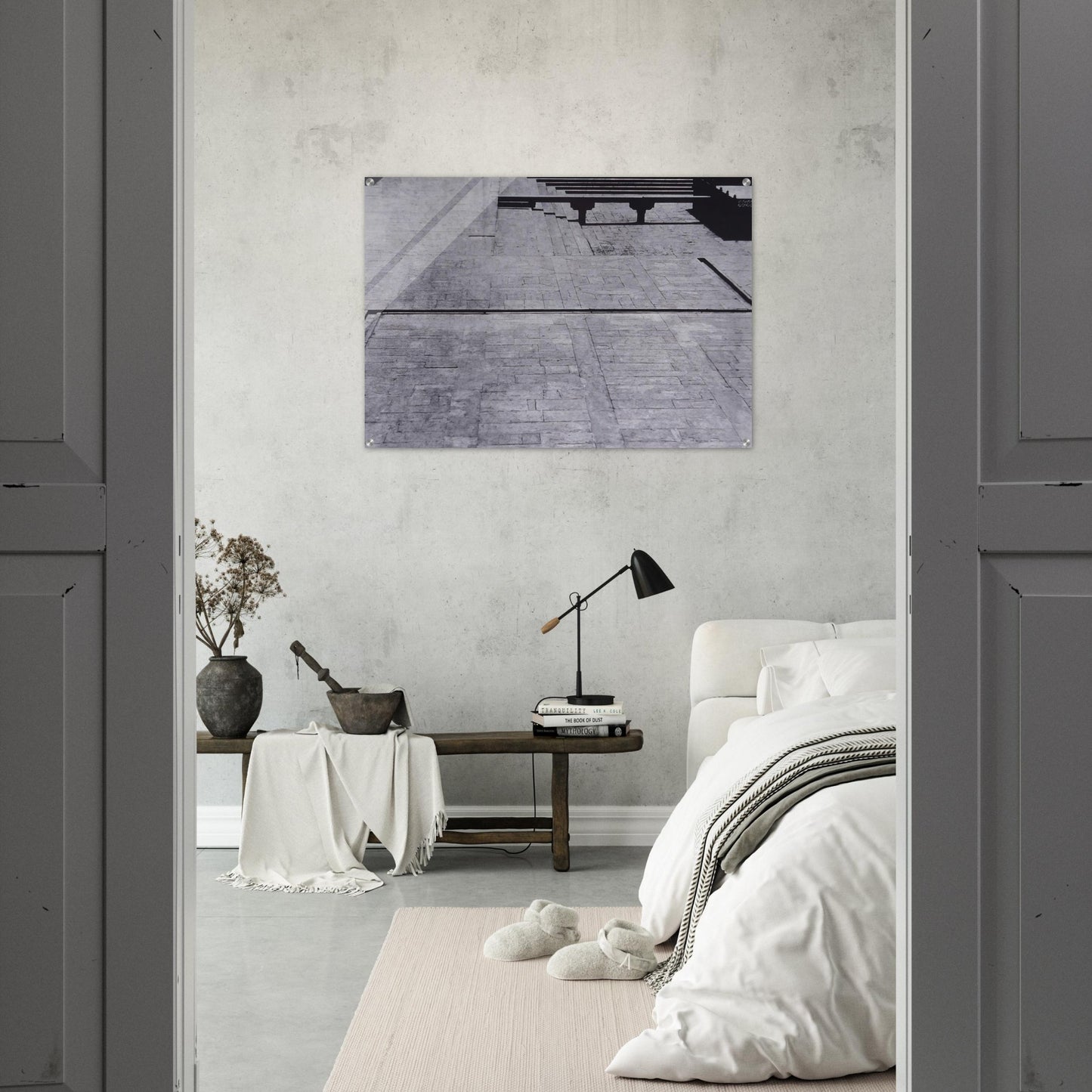 Untitled - 1971 - Nasreen Mohamedi Acrylic Print - 70x100 cm / 28x40″ inches