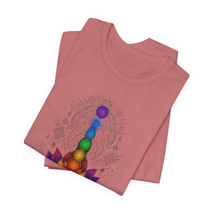 Chakra-Lotusblume, spiritueller Yoga-Liebhaber