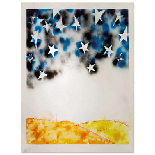 Mario Schifano - Le Stelle - Pop Art  75x100 cm / 30x40inches Fine Art Poster