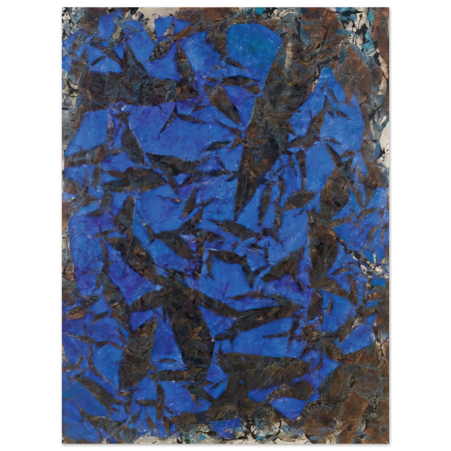 Simon Hantai - Mariale - Tachisme  75x100 cm / 30x40inches Fine Art Poster