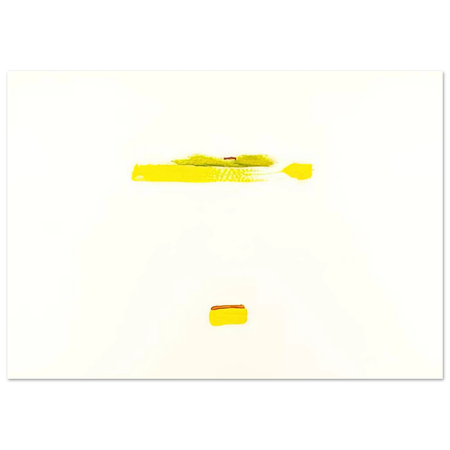 Helen Frankenthaler - New York III - 1972 Wall art - 13x18 cm / 5x7 inches - Premium Wooden Framed Poster With Fine Art Paper-canvas - Wood frame