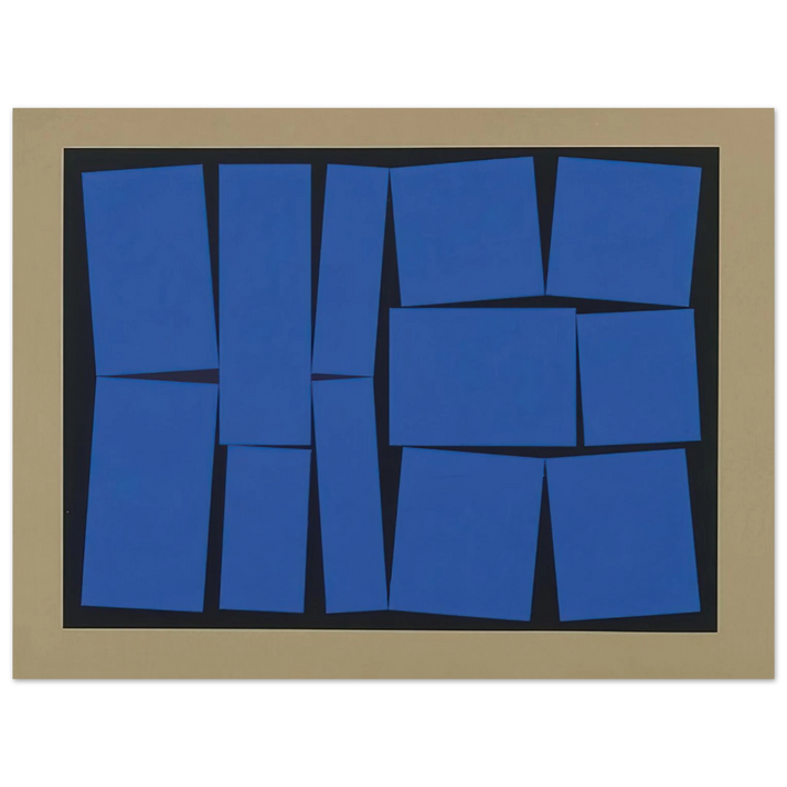 Helio Oiticica - Metaesquema 19 - 1958  75x100 cm / 30x40inches Fine Art Poster