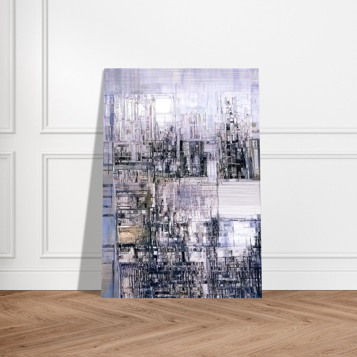 New Amsterdam II - 1970 - Maria Helena Vieira da Silva Brushed Aluminum Print - 70x100 cm / 28x40 inches | Maria Helena Vieira da Silva Aluminum Print | Maria Helena Vieira da Silva Prints