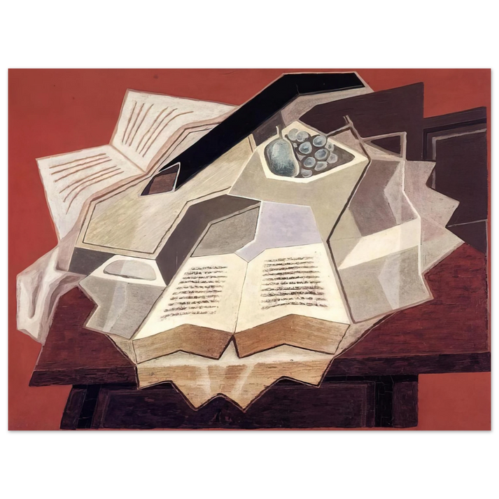 Juan Gris - THE OPEN BOOK 1925 1  75x100 cm / 30x40inches Fine Art Poster