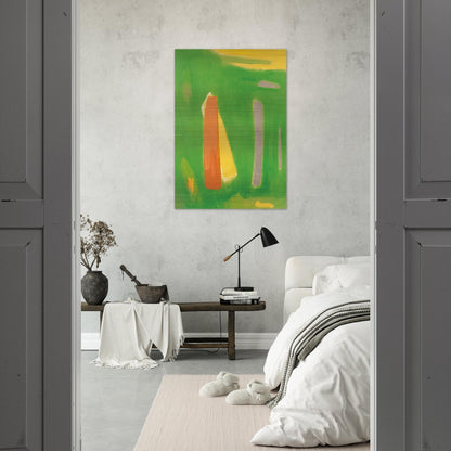 RITMICO 1995 - Esteban Vicente Brushed Aluminum Print - 70x100 cm / 28x40 inches | Esteban Vicente Aluminum Print | Esteban Vicente Prints