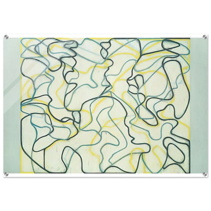Second Letter Zen Spring - 2009 - Brice Marden Acrylic Print - 70x100 cm / 28x40″ inches