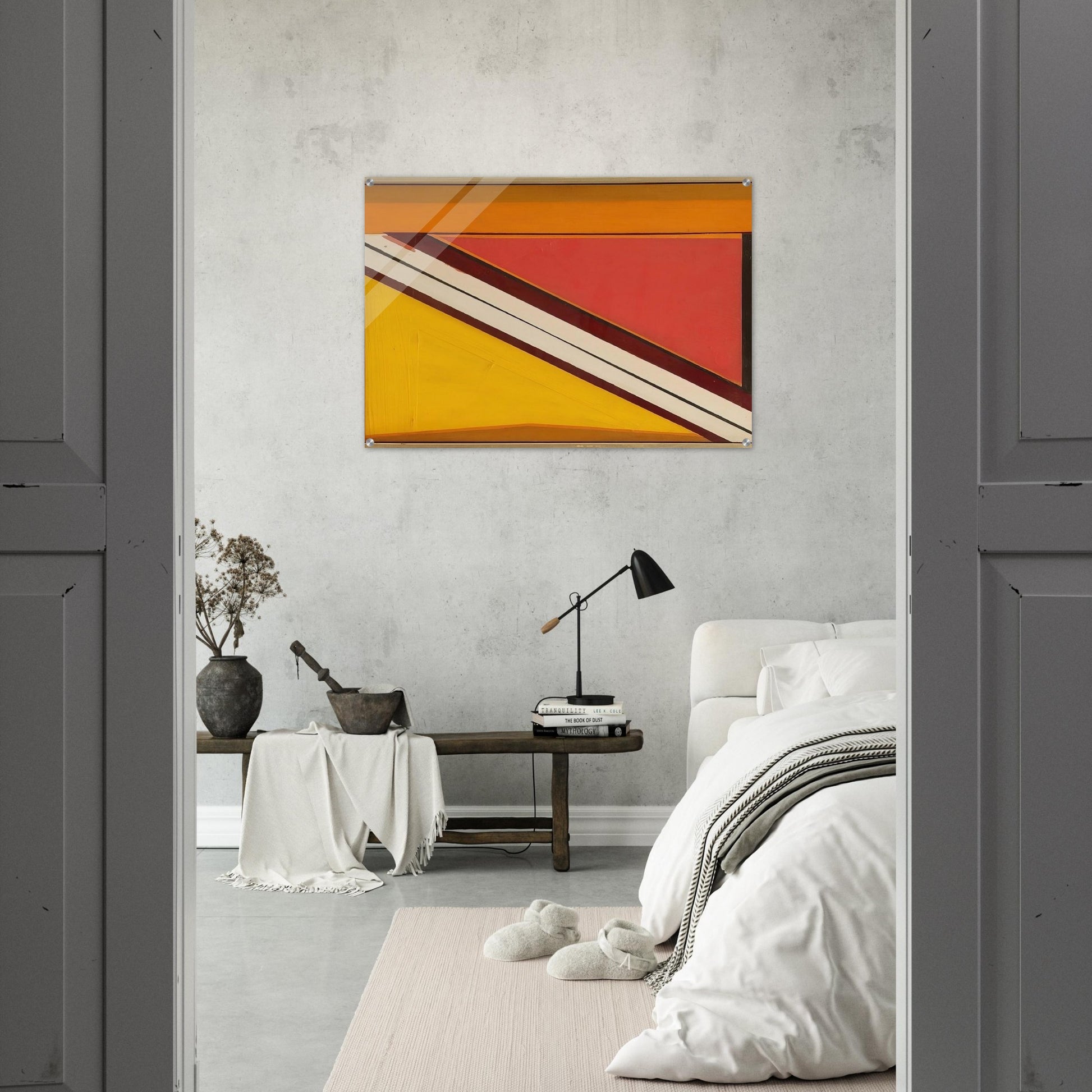 Diagonal 4 - 1963 - Larry Zox Acrylic Print - 70x100 cm / 28x40″ inches | Larry Zox Wall Art | Larry Zox Prints