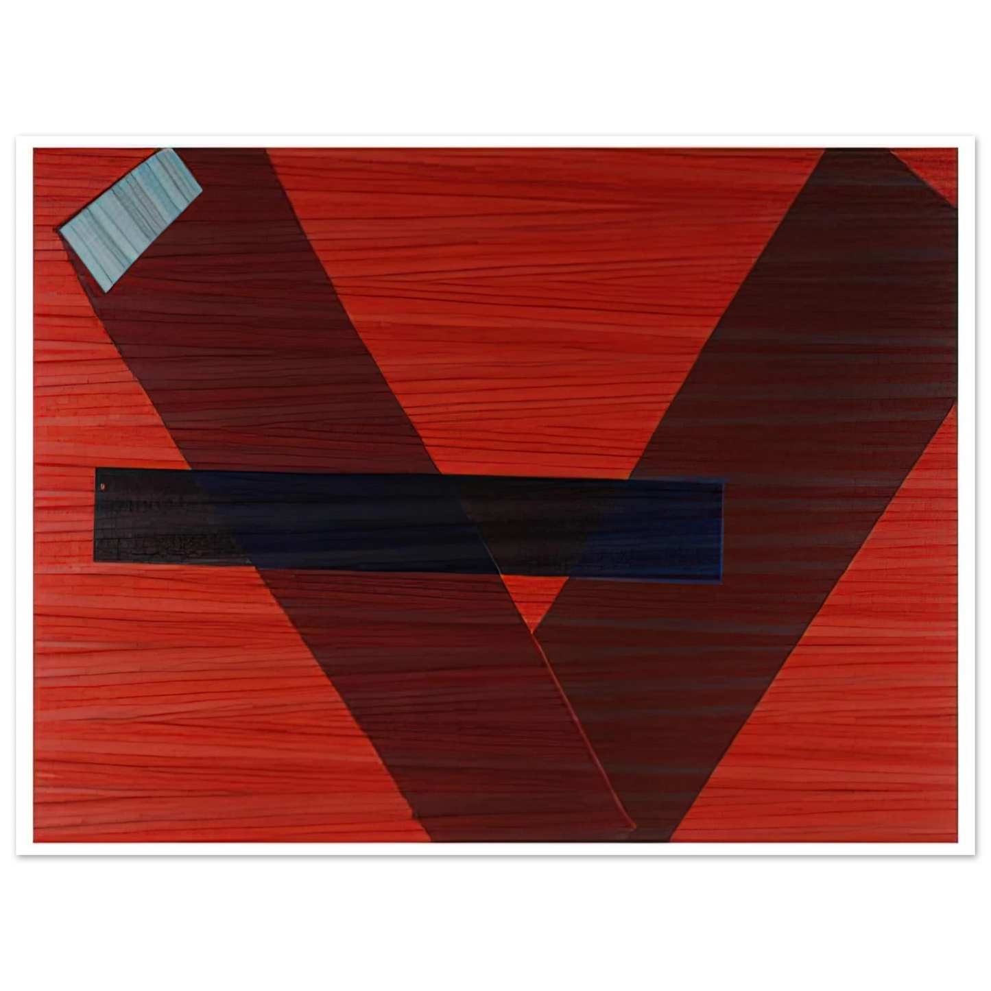 Sam Gilliam - Blue Line  75x100 cm / 30x40inches Fine Art Poster