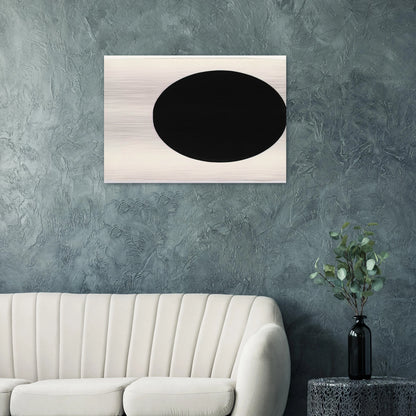 Circle Form - Ellsworth Kelly Brushed Aluminum Print - 70x100 cm / 28x40 inches | Ellsworth Kelly Aluminum Print | Ellsworth Kelly Prints