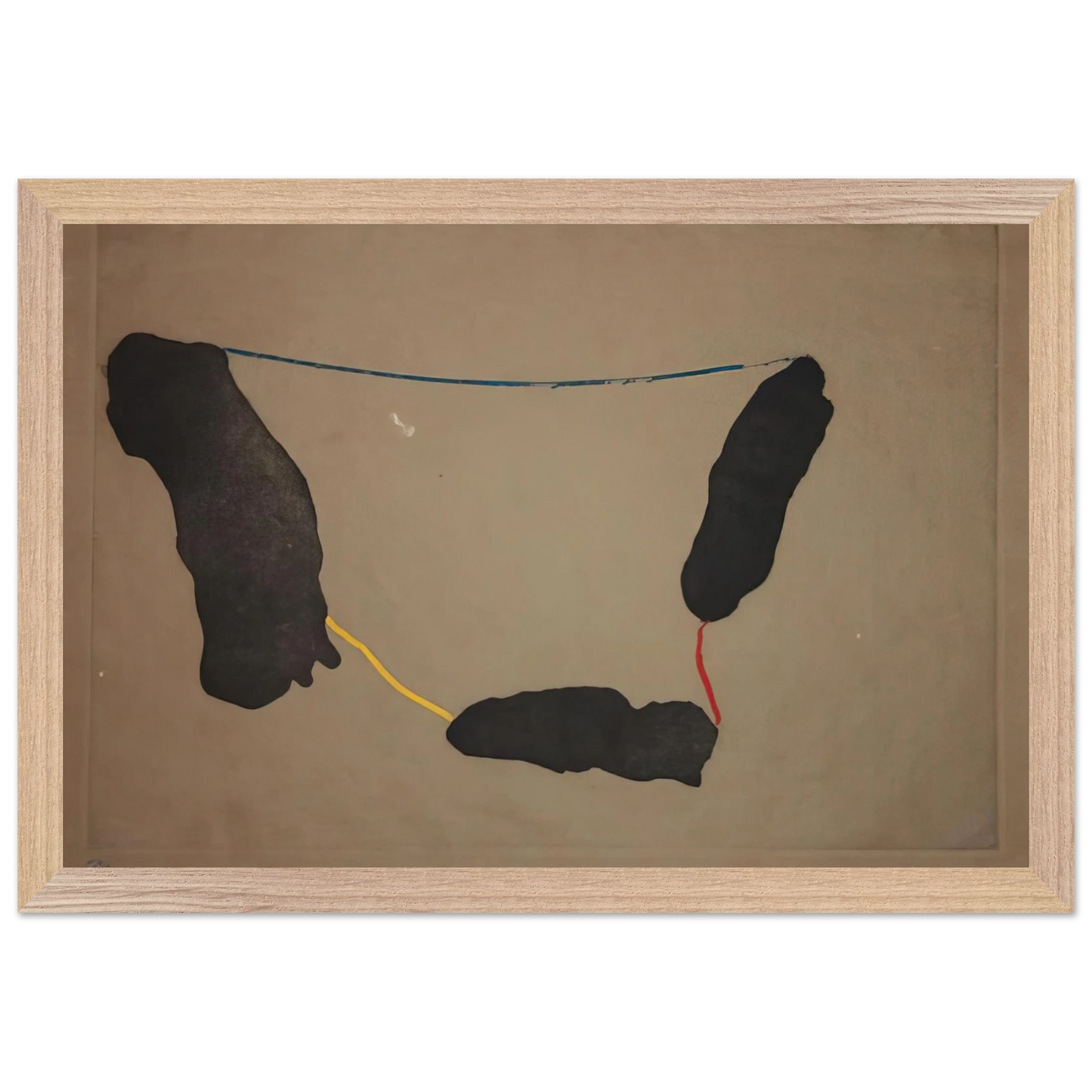 Helen Frankenthaler - Connected By Joy - 1973 Wall art - A3 (29.7 x 42  cm) - Fine Art Poster-canvas - -