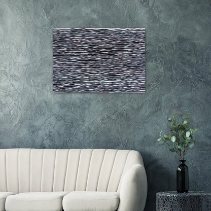 Horizontal Lines of Color - Sol LeWitt Brushed Aluminum Print - 70x100 cm / 28x40 inches | Sol LeWitt Aluminum Print | Sol LeWitt Prints