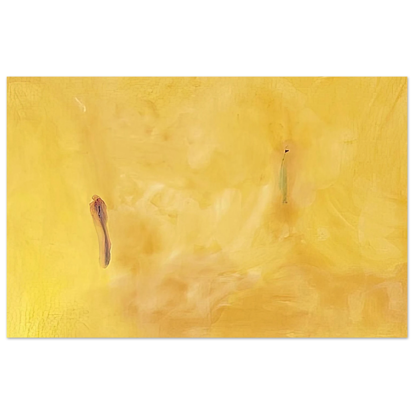 Helen Frankenthaler - Earliness - 1975 Wall art - 20x25 cm / 8x10 inches - Premium Wooden Framed Poster With Fine Art Paper-canvas - White frame